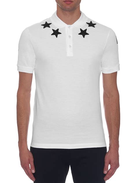 givenchy logo patch polo|Givenchy polo shirts for men.